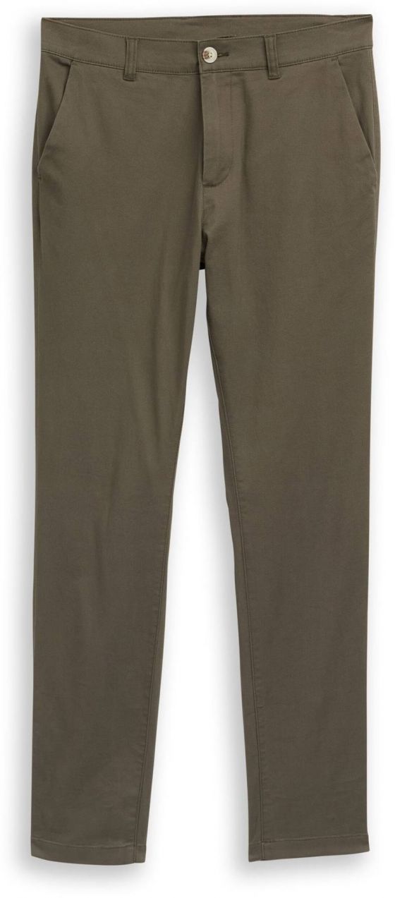 TOM TAILOR Chino nohavice 'Travis'  olivová