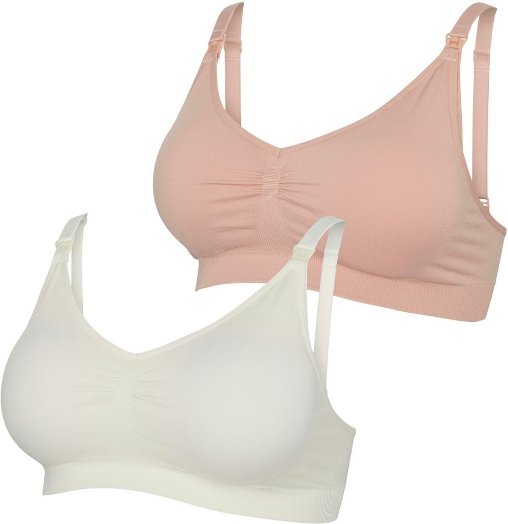 MAMALICIOUS Podprsenka na dojčenie 'MLIlja'  ružová / biela