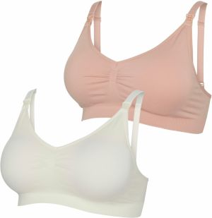 MAMALICIOUS Podprsenka na dojčenie 'MLIlja'  ružová / biela