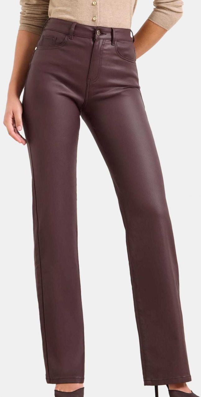 self. Džínsy  tmavočervená