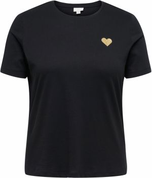 ONLY Carmakoma Tričko 'CARKITA'  zlatá / čierna