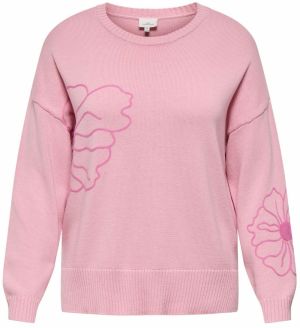 ONLY Carmakoma Sveter 'CARPetra'  ružová / eozín