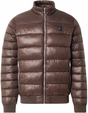 Karl Lagerfeld Prechodná bunda  tmavohnedá