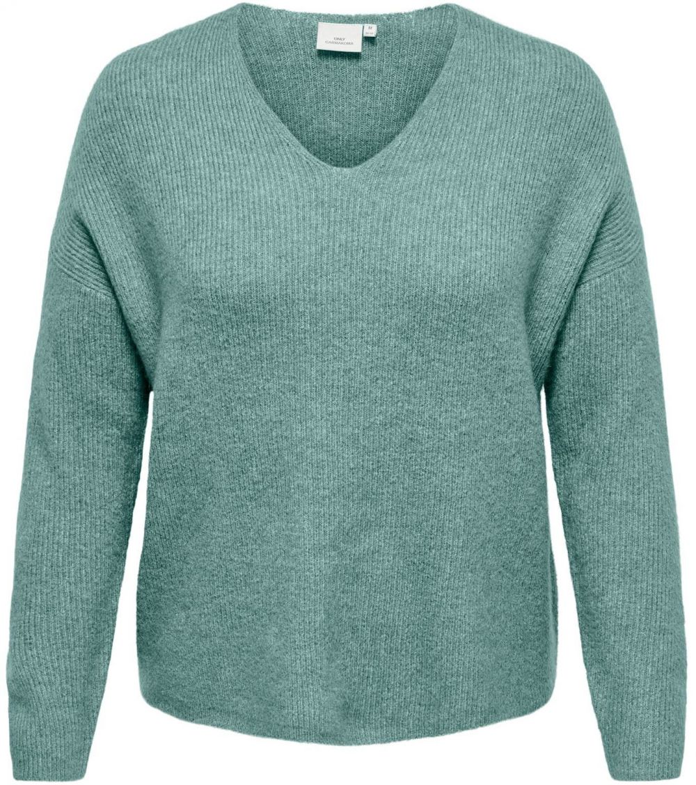 ONLY Carmakoma Sveter 'CARCamilla'  tyrkysová