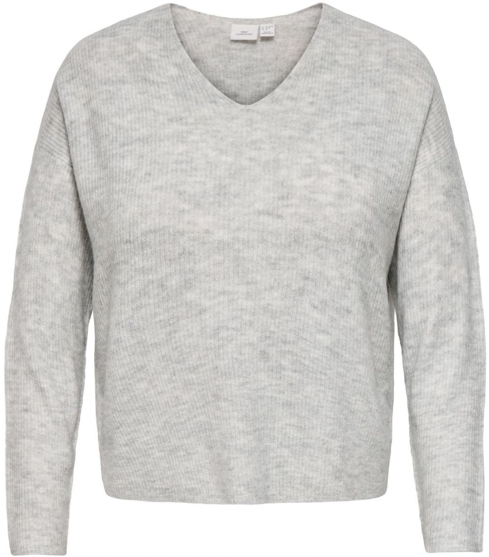 ONLY Carmakoma Sveter 'CARCAMILLA'  svetlosivá