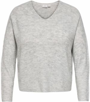 ONLY Carmakoma Sveter 'CARCAMILLA'  svetlosivá