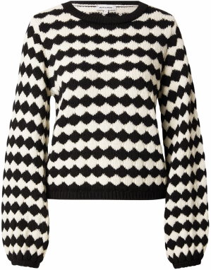 MORE & MORE Sveter  čierna / šedobiela