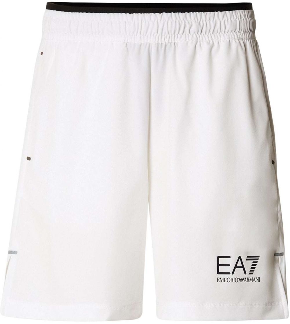 EA7 Emporio Armani Športové nohavice  biela