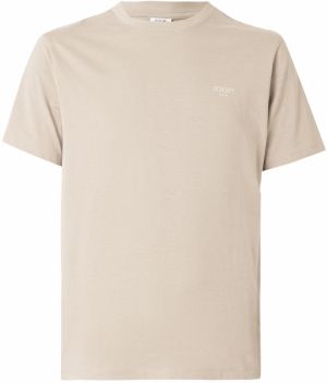 JOOP! Jeans Tričko 'Alphis'  svetlobéžová / biela