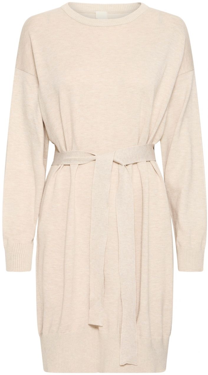 ICHI Pletené šaty 'IHLULS'  svetlobéžová