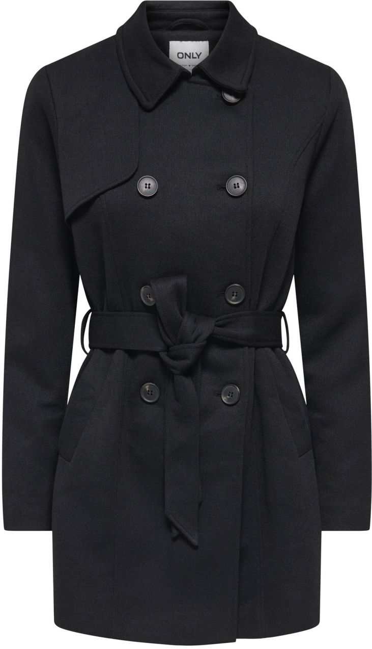 ONLY Prechodný kabát 'ONLSEDONA VALERIE'  čierna