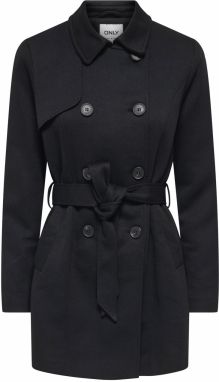 ONLY Prechodný kabát 'ONLSEDONA VALERIE'  čierna