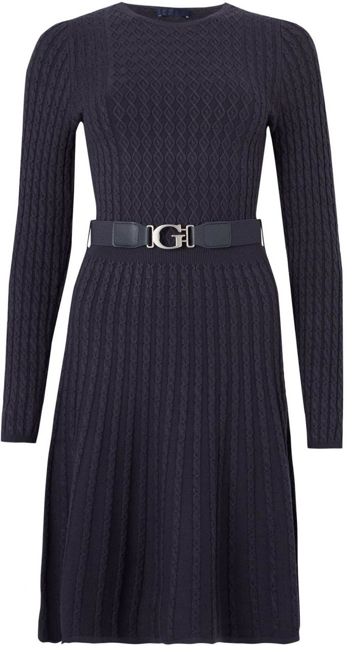 GUESS Pletené šaty 'HANA'  námornícka modrá