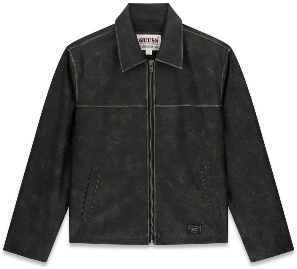 GUESS Originals Prechodná bunda  čierna