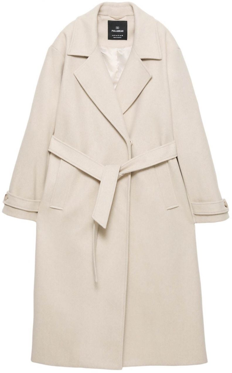 Pull&Bear Prechodný kabát  nebielená