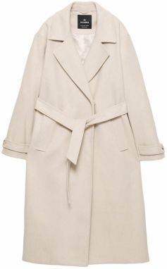 Pull&Bear Prechodný kabát  nebielená