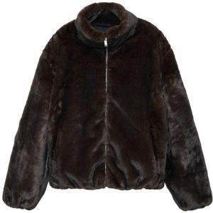 Pull&Bear Prechodná bunda  tmavohnedá