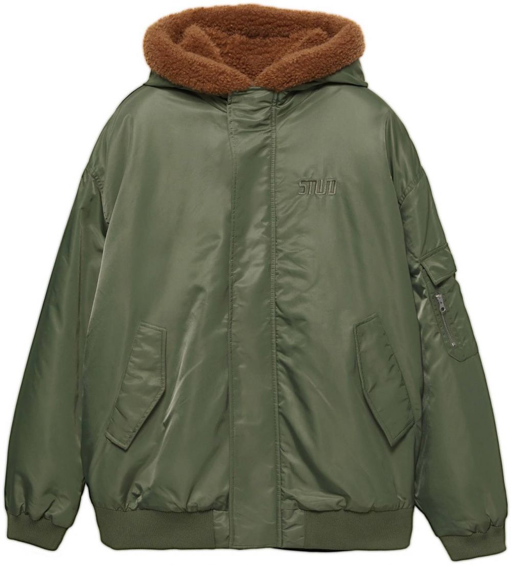 Pull&Bear Zimná bunda  olivová