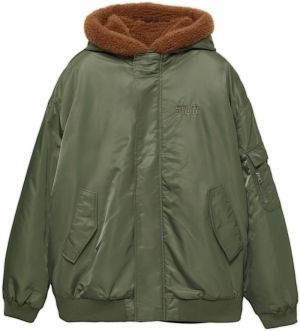 Pull&Bear Zimná bunda  olivová