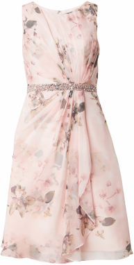 mascara Šaty  hnedá / zelená / ružová / staroružová