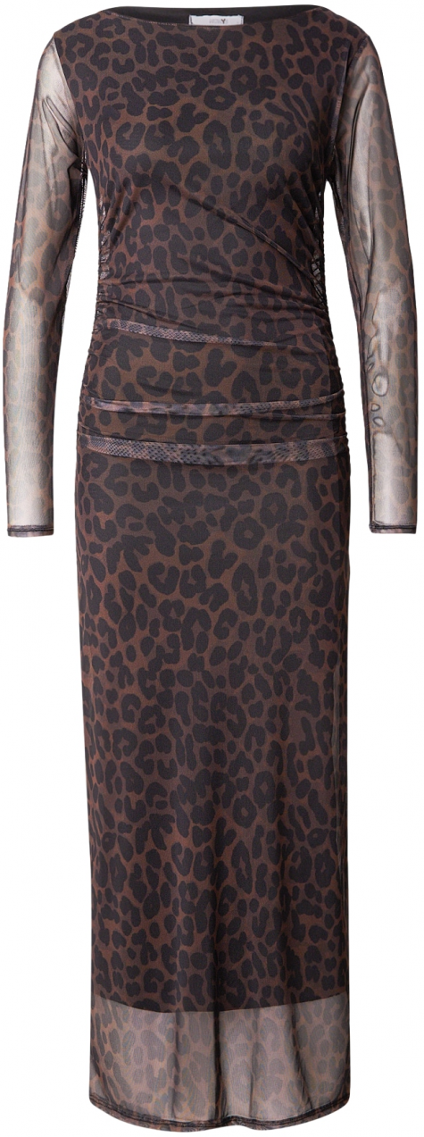 Hailys Šaty 'Ni44na'  hnedá / čierna