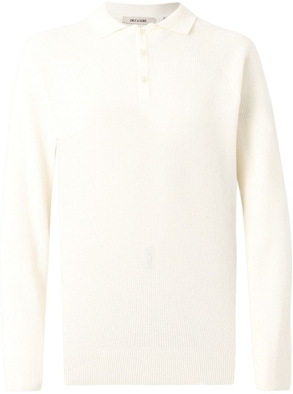 Only & Sons Sveter 'ONSBRUCE'  biela ako vlna