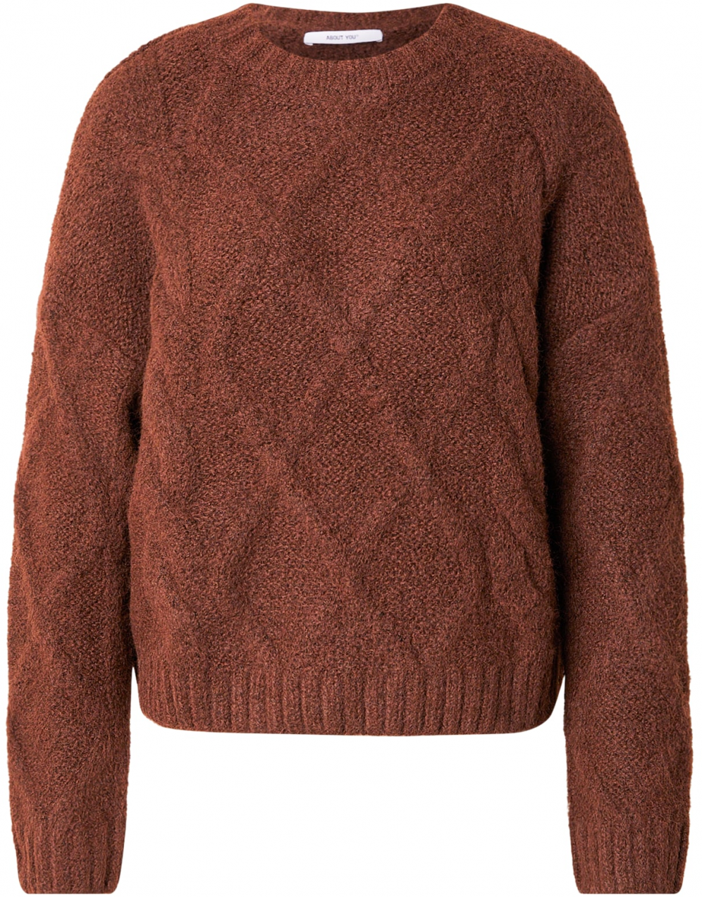 ABOUT YOU Sveter 'Mala'  tmavohnedá