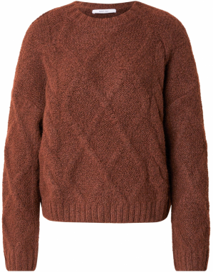 ABOUT YOU Sveter 'Mala'  tmavohnedá