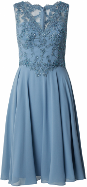 mascara Kokteilové šaty  svetlomodrá