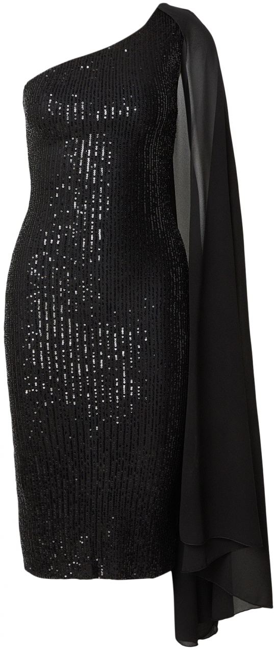 WAL G. Kokteilové šaty 'ILANA'  čierna