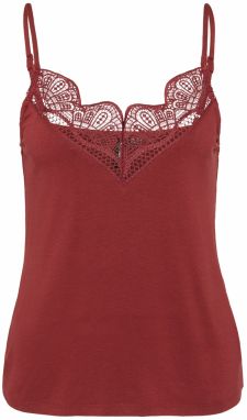 Vero Moda Petite Top 'VMGLADYS'  vínovo červená