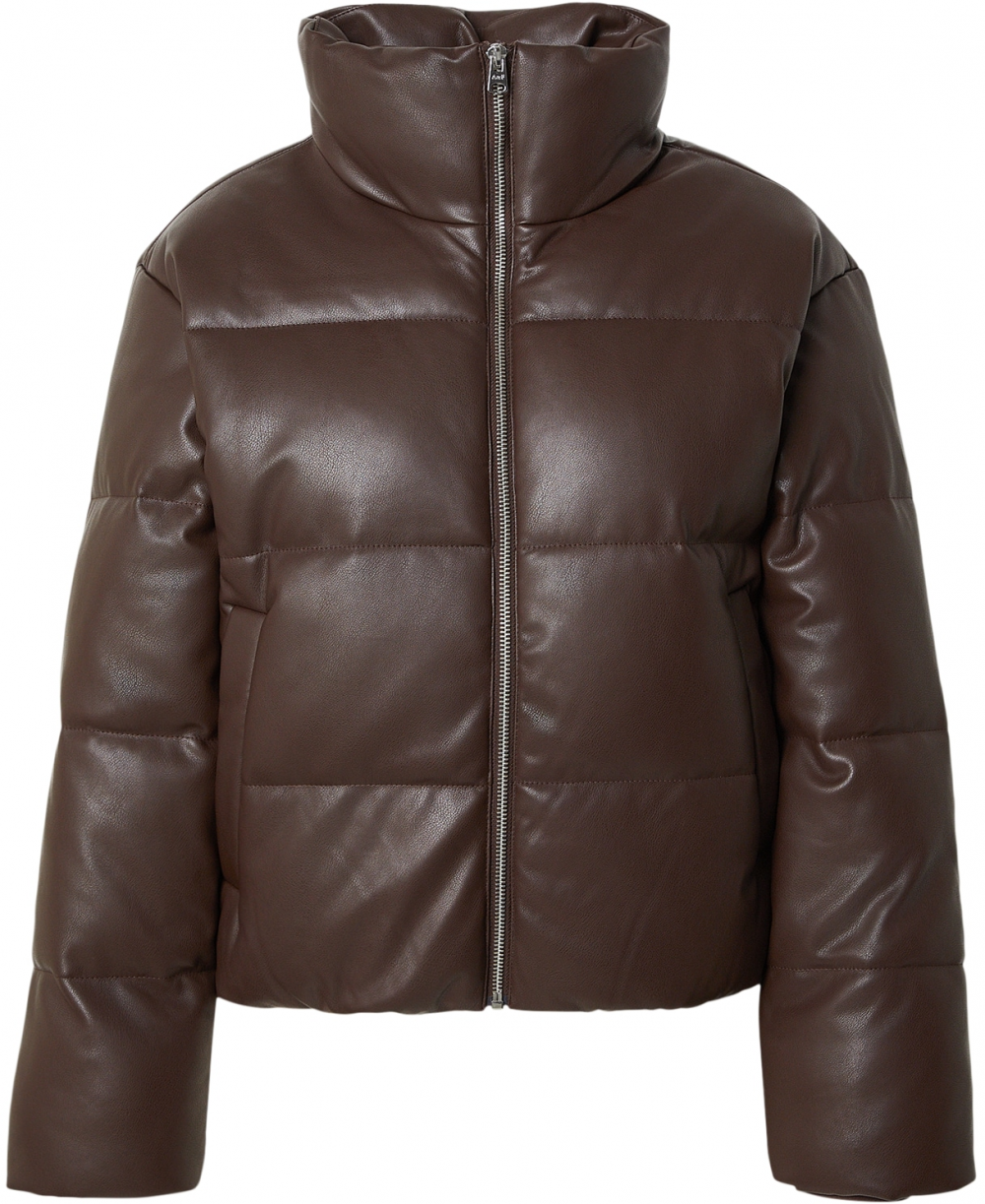 Abercrombie & Fitch Zimná bunda  čokoládová