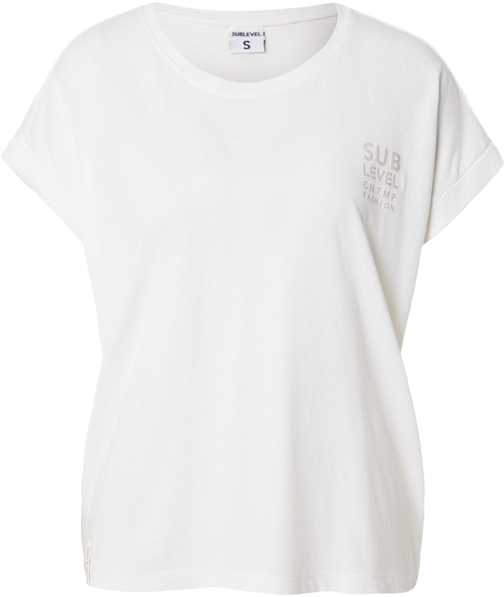 Sublevel Tričko  biela