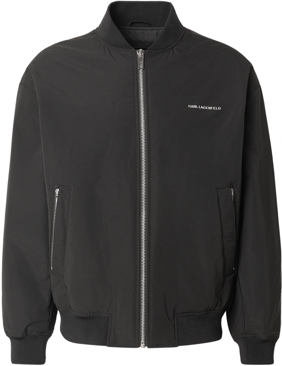 Karl Lagerfeld Prechodná bunda  čierna