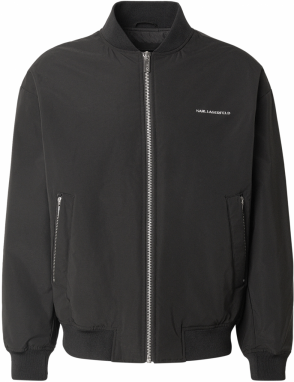 Karl Lagerfeld Prechodná bunda  čierna