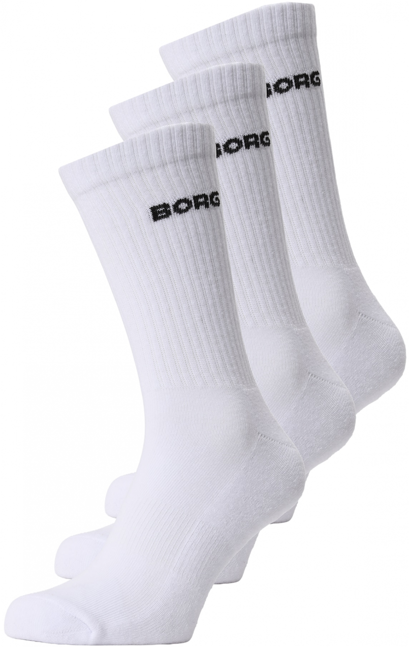 BJÖRN BORG Ponožky 'ESSENTIAL'  čierna / biela