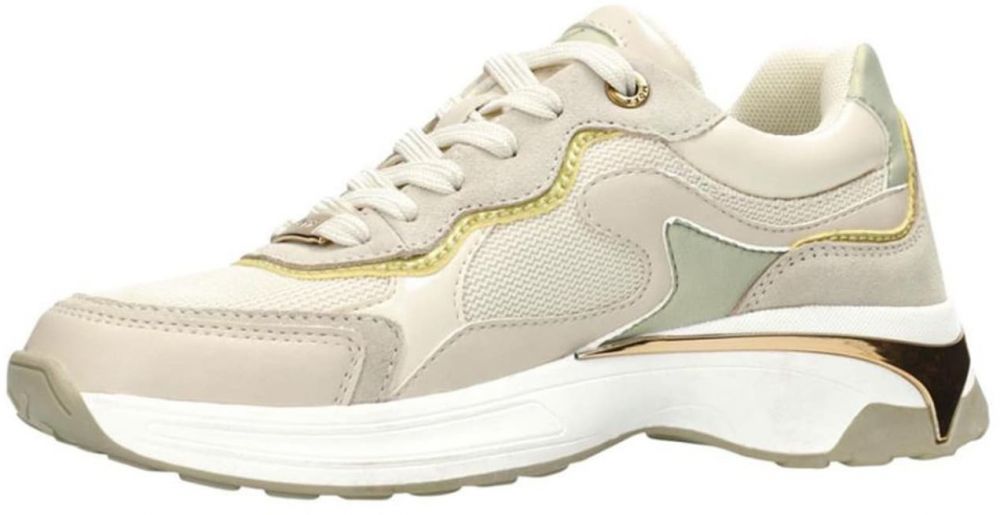 MEXX Nízke tenisky 'Portia Liebe'  kapučíno / zlatá / mätová