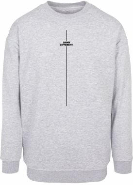 Merchcode Mikina 'Think Different'  sivá melírovaná / čierna