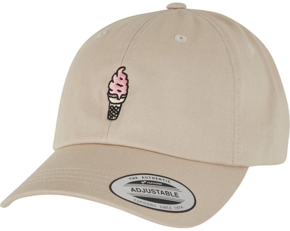 Mister Tee Čiapka 'Ice Cream'  svetložltá / kamenná / ružová / čierna