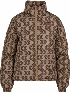 Karl Kani Prechodná bunda  hnedá / tmavošedá