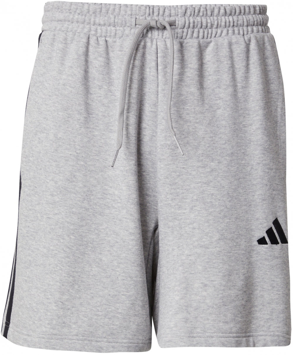 ADIDAS SPORTSWEAR Športové nohavice 'Essentials'  sivá / čierna