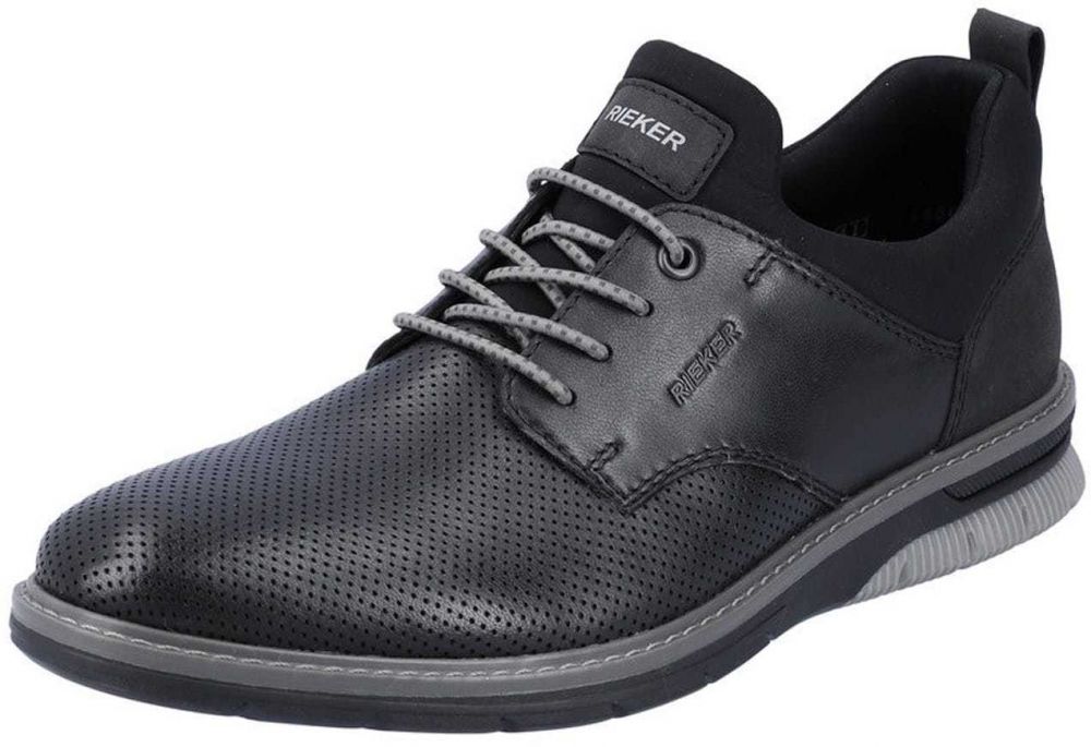 Rieker Šnurovacie topánky  sivá / čierna