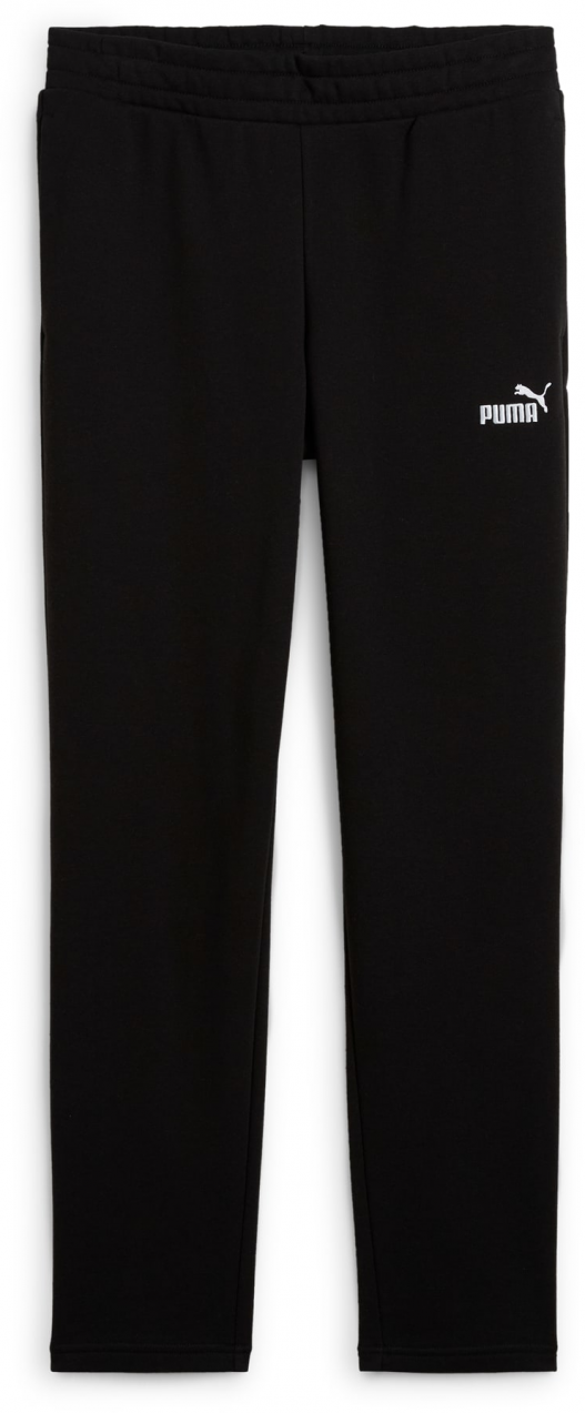PUMA Športové nohavice 'Ess No. 1'  čierna / biela