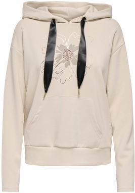 ONLY Mikina 'ONLFANCY'  zlatá / tmavošedá / sivobéžová