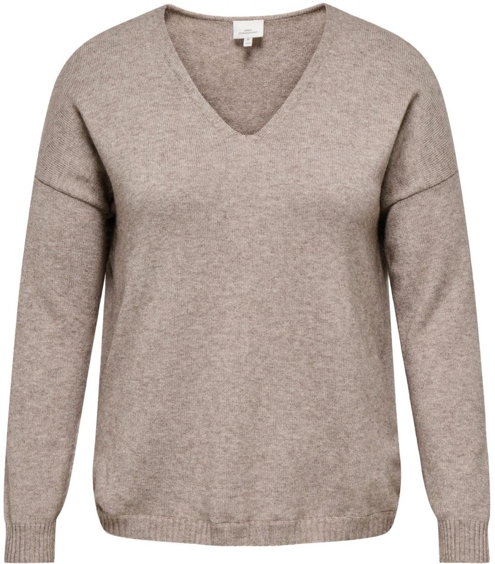 ONLY Carmakoma Sveter 'CARMargareta'  sivobéžová