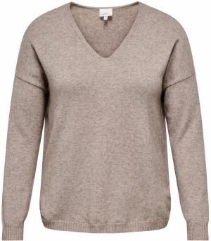 ONLY Carmakoma Sveter 'CARMargareta'  sivobéžová