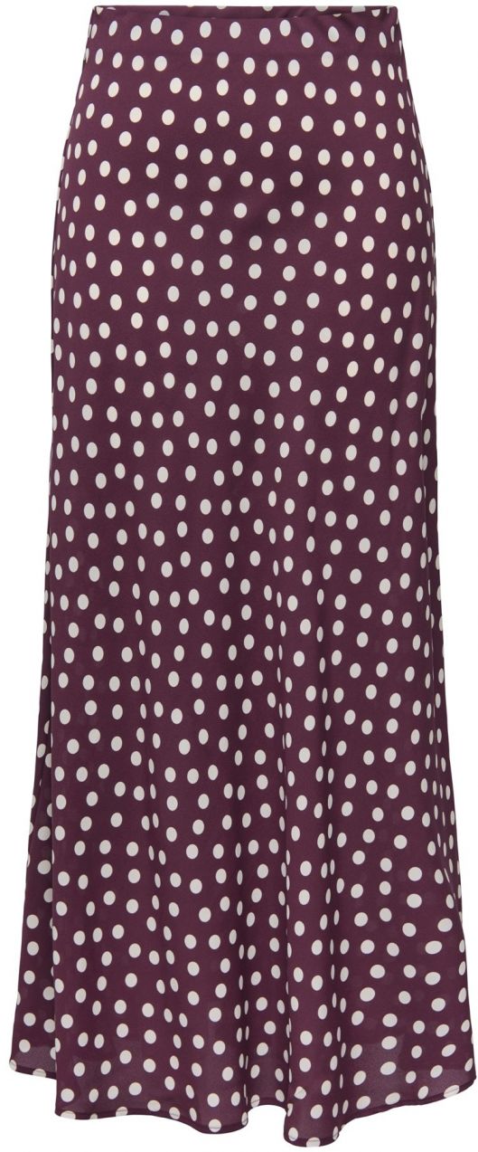 JDY Sukňa 'JDYVera'  vínovo červená / biela