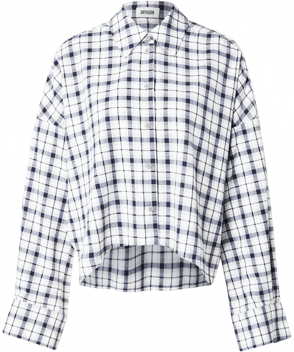 DRYKORN Blúzka 'OSHIA'  slonová kosť / námornícka modrá / svetločervená / biela