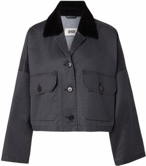 DRYKORN Prechodná bunda 'MARSTOW'  dymovo modrá / čierna