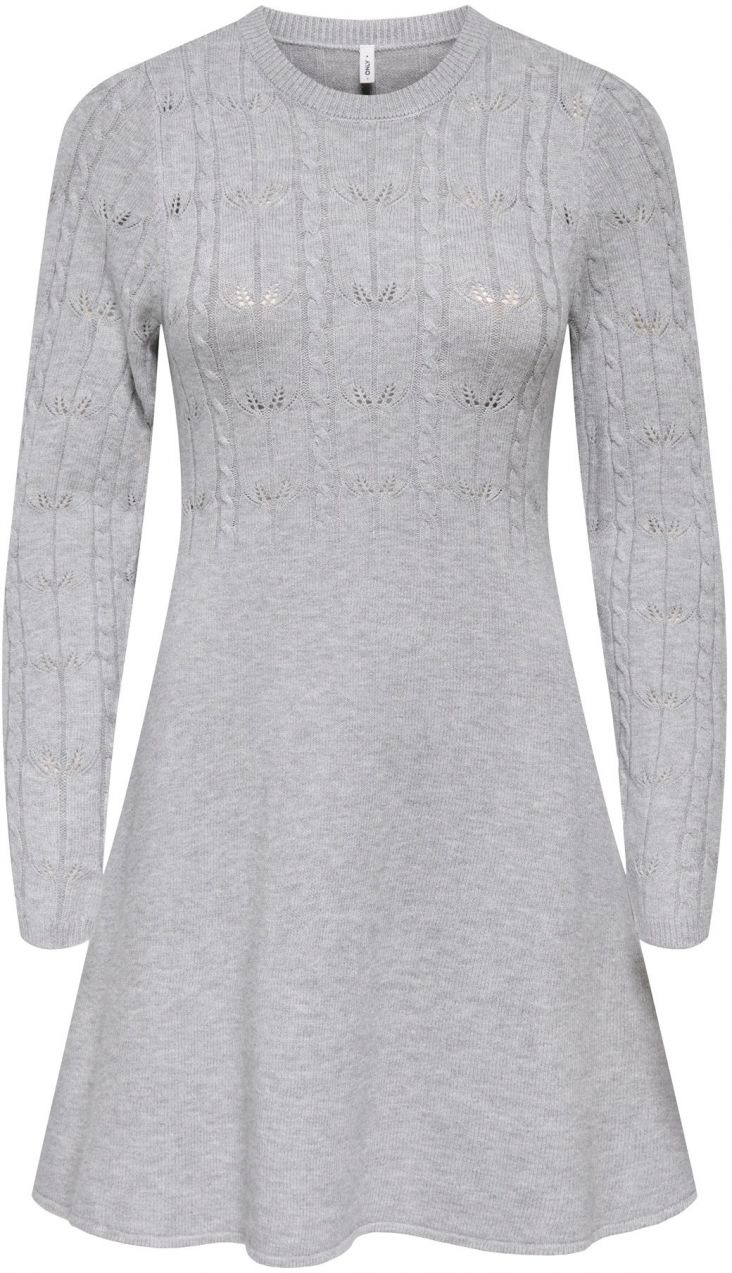 ONLY Pletené šaty 'ONLKATIA'  svetlosivá